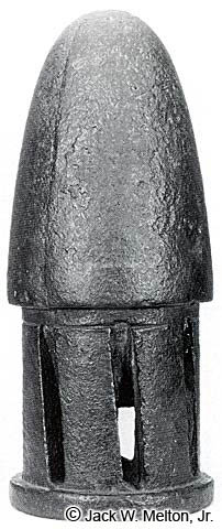 3.3-inch Confederate James Bolt - Missing Sabot