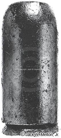 10-pounder Parrott Flat Nosed Bolt - Wrought Iron Sabot