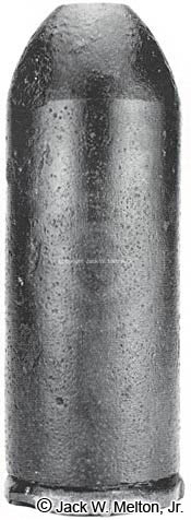 20-pounder Long Pattern Parrott Projectile, Brass Sabot