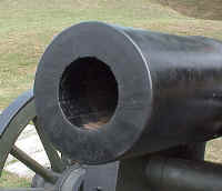 Showing the 12 hook-slant rifling typical of the Blakely guns — view 2